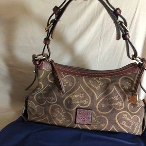 Brown Dooney & Bourke Hearts Bag